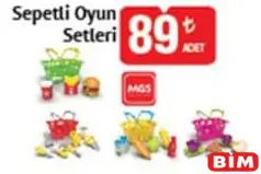 MGS OYUNCAK SEPETLİ OYUN SETLERİ fiyat ve kampanya bilgisi